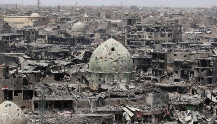 مدينة الموصل القديمة بعد تحريرها من سيطرة داعش