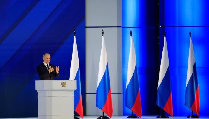 Wladimir Putin richtet seine jährliche Botschaft an das russische Parlament