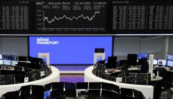 مؤشر أسعار الأسهم الألمانية DAX في بورصة فرانكفورت بألمانيا - رويترز