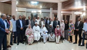 وزيرة الخارجية مع أبناء الجالية السودانية برواندا