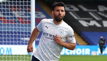 سيرجيو أجويرو مهاجم مانشستر سيتي
