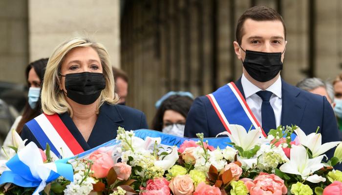La présidente du Rassemblement national en France, Marine Le Pen