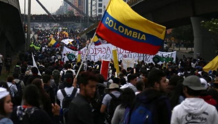 احتجاجات في كولومبيا- أرشيفية