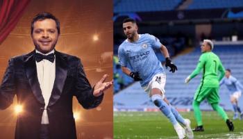 محمد هنيدي ورياض محرز نجم مانشستر سيتي