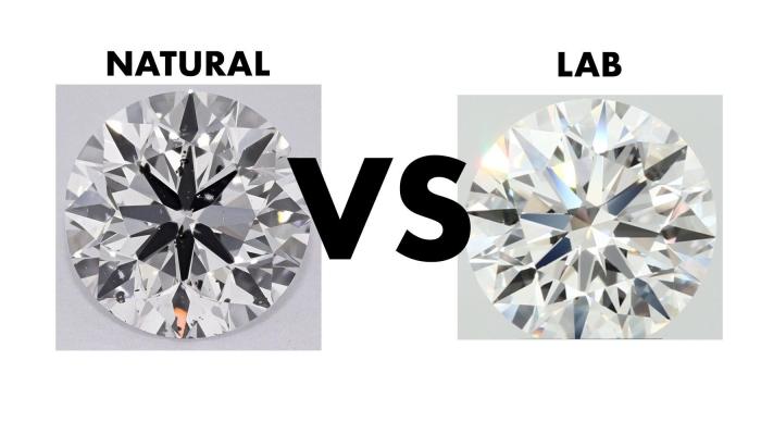 الفرق بين الماس الطبيعي والمصنوع