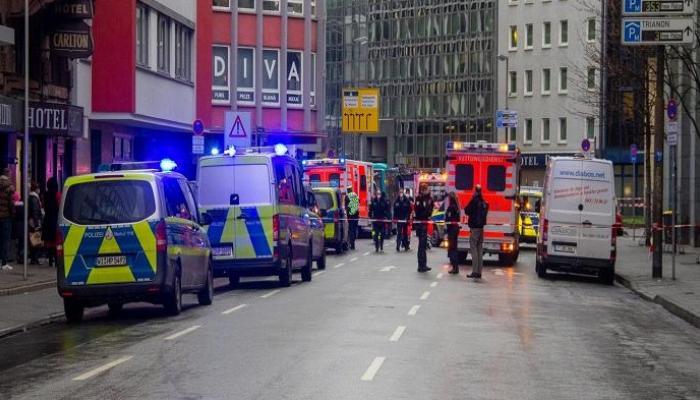 انتشار للشرطة الألمانية في موقع حادث طعن سابق