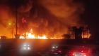 ادامه حوادث مشکوک در ایران؛ آتش‌سوزی گسترده در ورودی بندر بوشهر