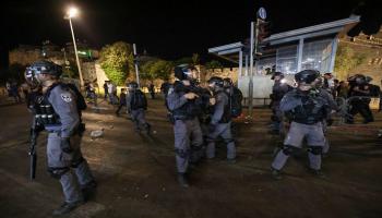 المواجهات بين الفلسطينيين والقوات الإسرائيلية 