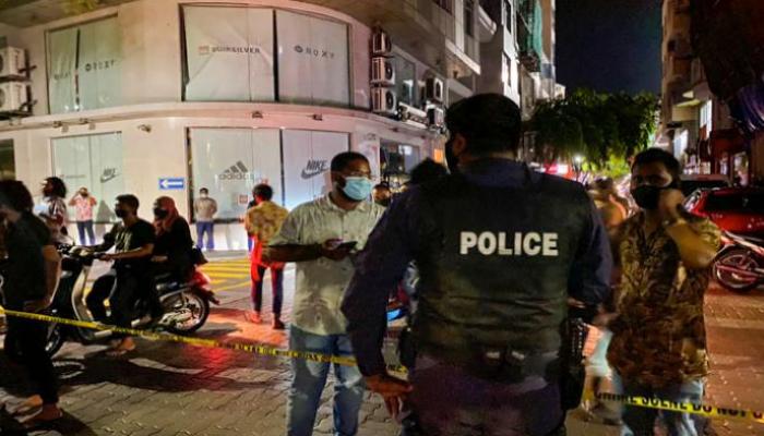 شرطة المالديف تطوق مكان تنفيذ عملية الاغتيال 