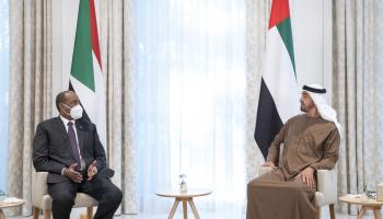 الشيخ محمد بن زايد آل نهيان والفريق أول عبدالفتاح البرهان