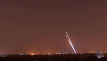 إطلاق صواريخ من غزة باتجاه إسرائيل
