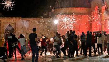 تجدد الاشتباكات في القدس - أ.ف.ب