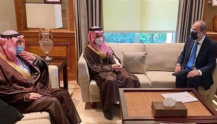 لقاء سابق جمع وزيري الخارجية السعودي والأردني
