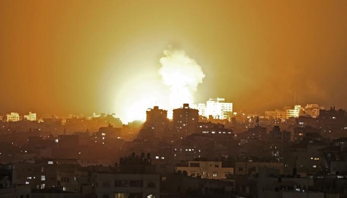 غارة إسرائيلية على قطاع غزة - أ.ف.ب