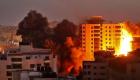 قصف غزة.. 37 قتيلاً ورشقات صاروخية على بئر السبع وتل أبيب