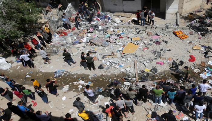 ديمتري بيسكوف المتحدث باسم الرئاسة الروسيةجانب من القصف الإسرائيلي على قطاع غزة