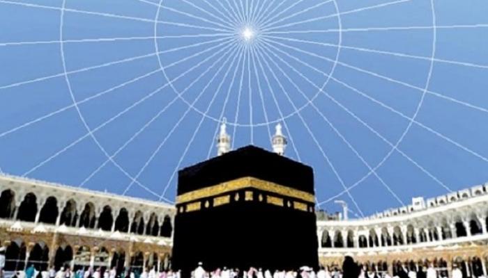 تصور لتعامد الزهرة مع الكعبة المشرفة