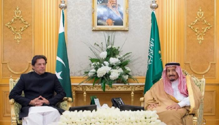 لقاء سابق بين الملك سلمان وعمران خان