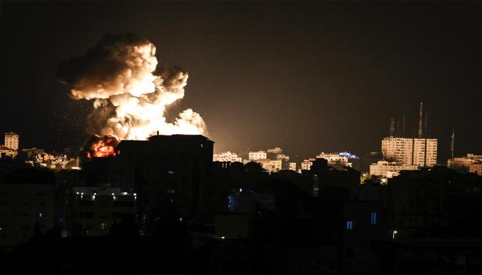 غارة إسرائيلية فجر الجمعة على قطاع غزة - أ.ف.ب