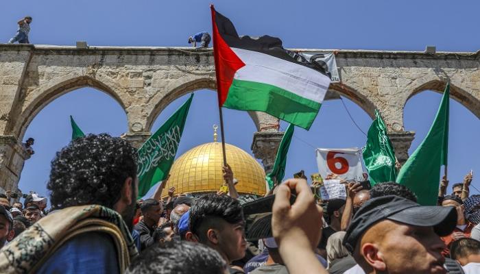 جانب من المظاهرات بالقدس - أ.ف.ب