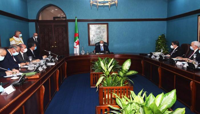 جانب من اجتماع المجلس الأعلى للأمن الجزائري - أرشيفية