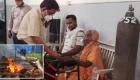 پیرزن هندی لحظاتی پیش از سوزانده شدن به زندگی برگشت