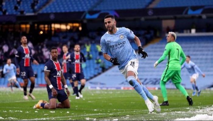 رياض محرز لاعب مانشستر سيتي الإنجليزي
