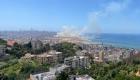 ویدئو | آتش‌سوزی در بندر بیروت