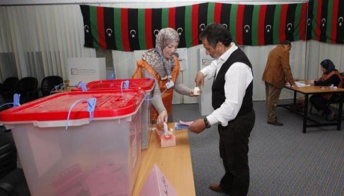 جانب من عملية انتخابية سابقة في ليبيا