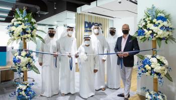 جانب من حفل افتتاح "دبي للسلع المتعددة" "مركز كريبتو"