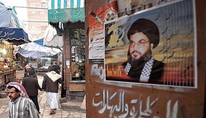 صورة حزب الله في أحد شوارع صنعاء