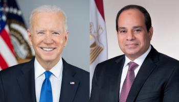 الرئيسان الأمريكي جو بايدن والمصري عبدالفتاح السيسي