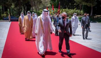  الشيخ محمد بن زايد والملك عبدالله الثاني 