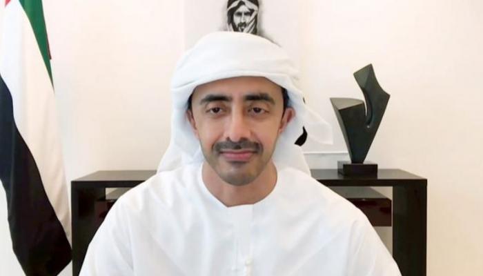 الشيخ عبدالله بن زايد آل نهيان وزير الخارجية والتعاون الدولي الإماراتي