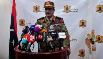  اللواء أحمد المسماري الناطق باسم الجيش الليبي (أرشيفية)