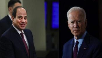 الرئيس الأمريكي جو بايدن ونظيره المصري عبدالفتاح السيسي