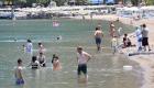 Marmaris'te sıcaklık 41 dereceyi gördü: Plajlar doldu!