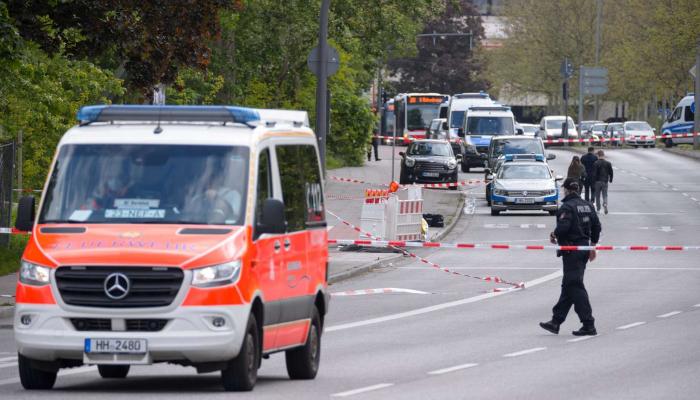 الشرطة تطوق موقع الحادث