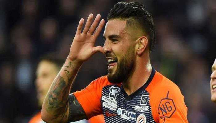 أندي ديلور مهاجم مونبيلييه الفرنسي ومنتخب الجزائر