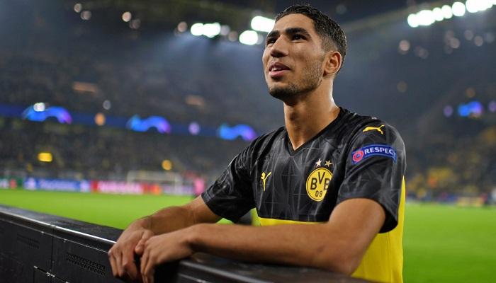 أشرف حكيمي لاعب إنتر ميلان