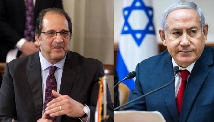 رئيس الوزراء الإسرائيلي واللواء عباس كامل
