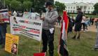 عراقيون من أمام البيت الأبيض: أوقفوا تدخلات إيران