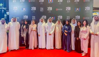 صناع الفيلم الإماراتي "218"