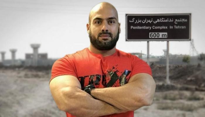 خالد بير زاده مدرب كمال الأجسام والناشط بمحافظة خوزستان جنوبي إيران