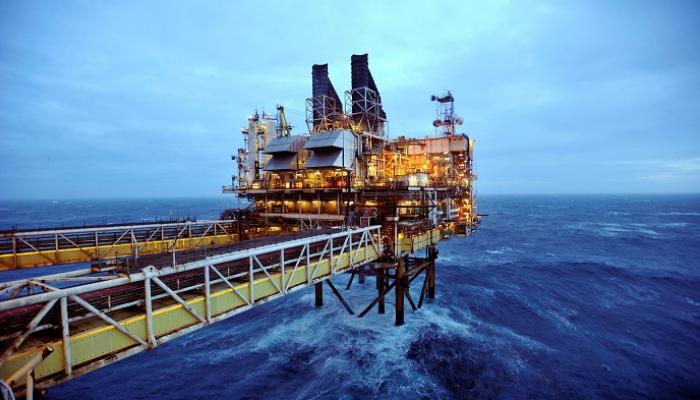 منصة نفطية في بحر الشمال