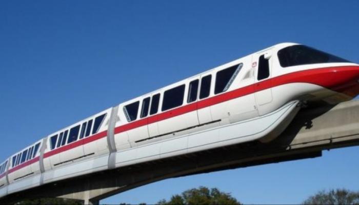 نموذج تصميمي لقطار بغداد المعلق