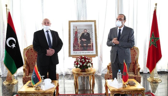 عقيلة صالح من المغرب لا للمرتزقة والمليشيات بليبيا