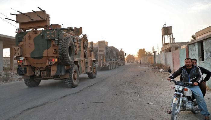 آليات عسكرية تركية في سوريا - أ.ف.ب