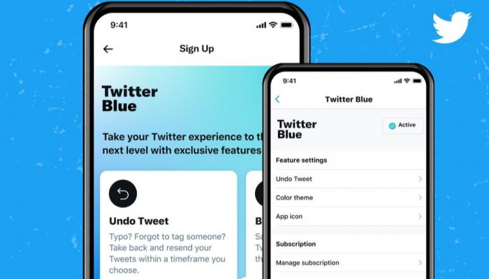 خدمة Twitter Blue الجديدة