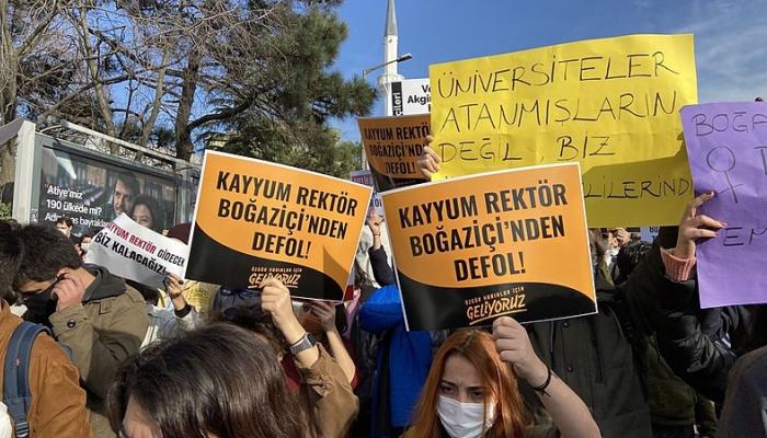 جانب من احتجاجات جامعة بوغازجي - أرشيفية